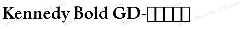 Kennedy Bold GD字体转换